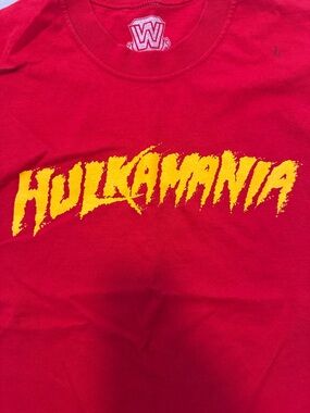 WWE Hulkamania Red Graphic sleeveless  Tee